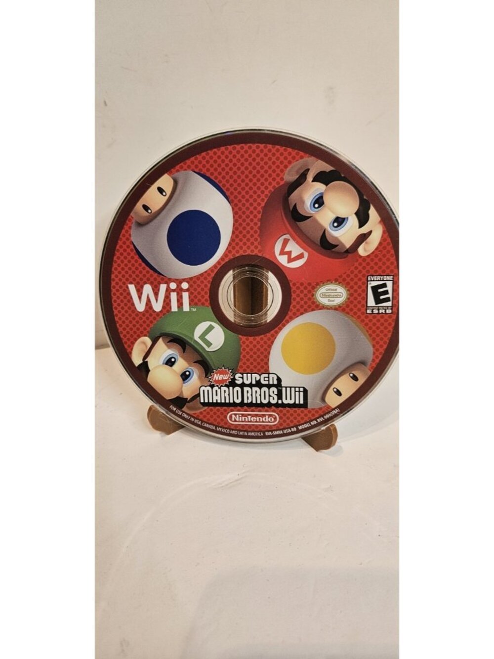 New Super Mario Bros Nintendo Wii 2009 Disc Only Tested Working